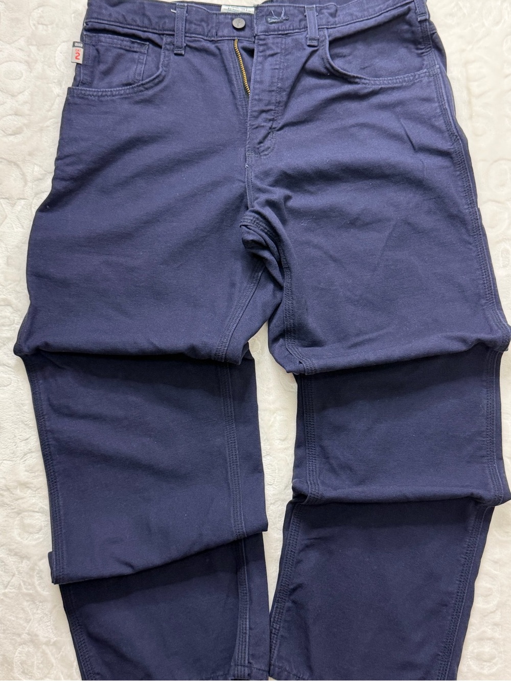 CARHATT FR MEN’S 32x30 CAT 2 WORK PANTA NAVY
